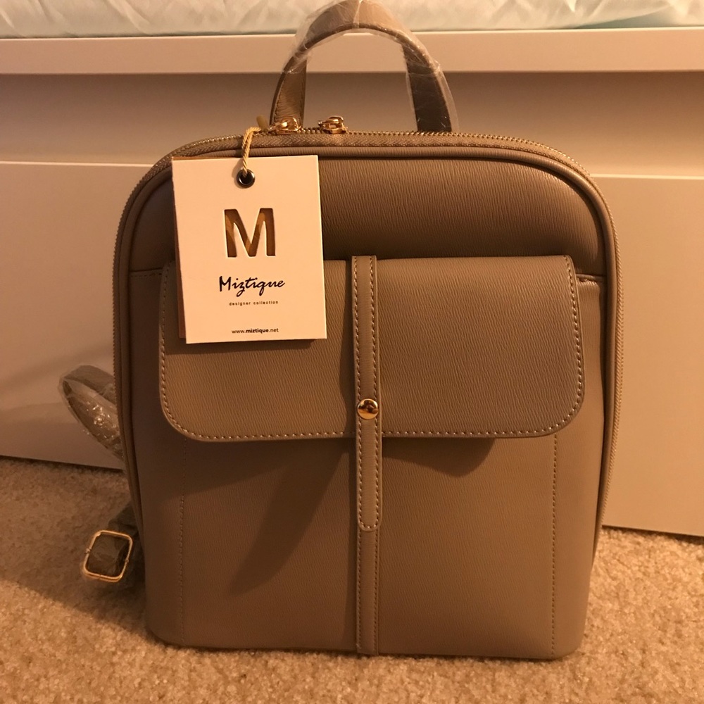 Miztique leather backpack